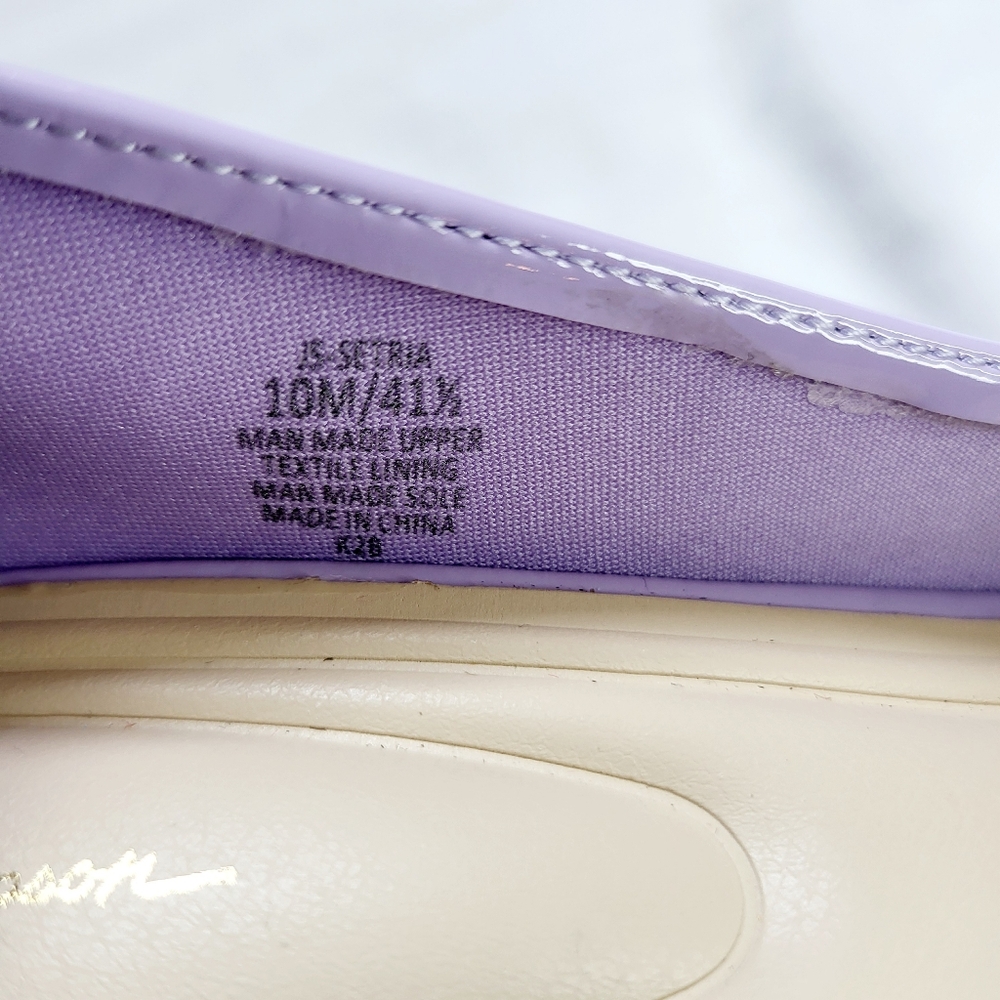 Jessica Simpson Womens Setria Patent Slip-On Pumps 10M - Picture 8 of 9